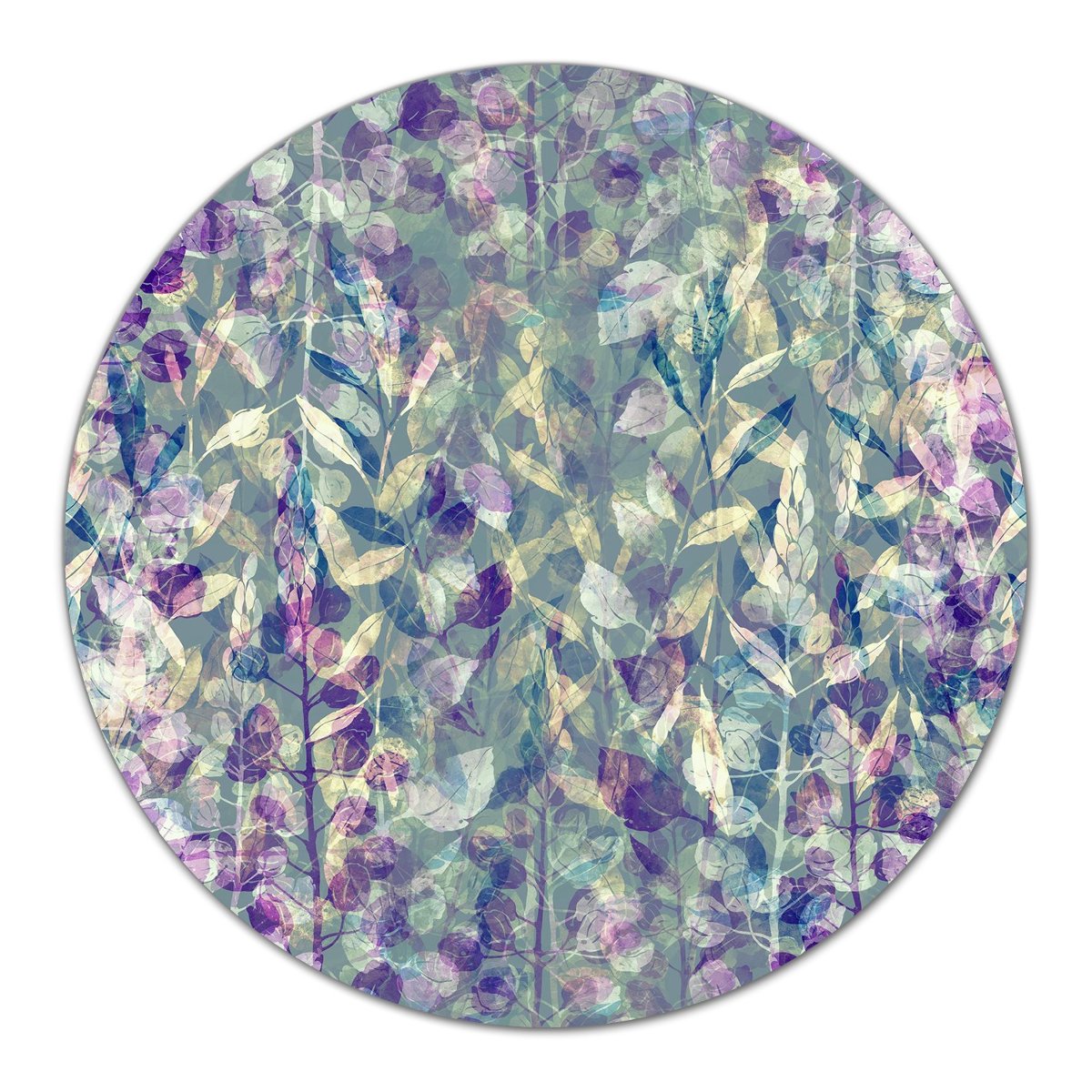 Deski na nóżkach Natura fioletowe liście fi40 cm, Coloray