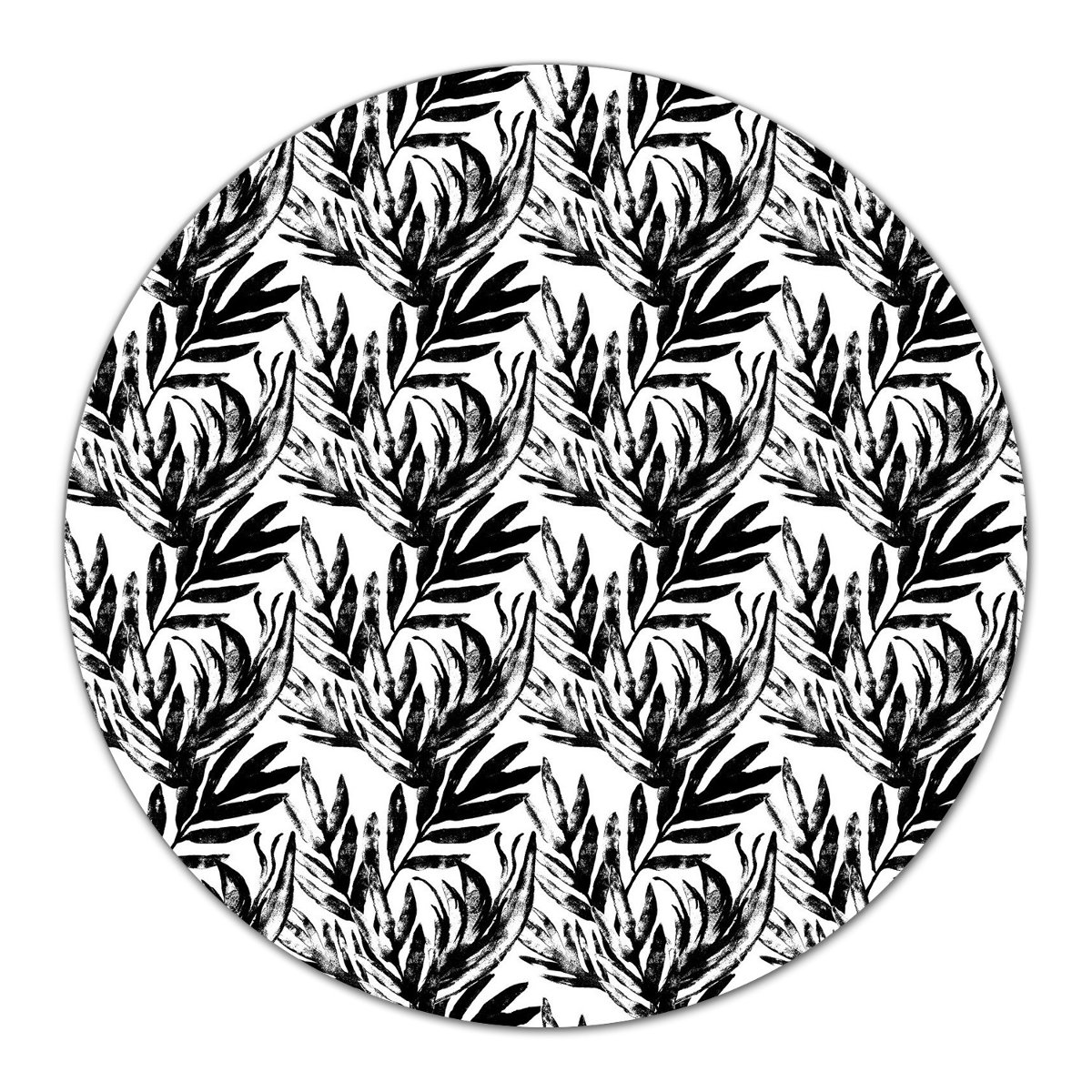 Deska ze szła na pizzę Czarna czarna monstera fi40, Coloray