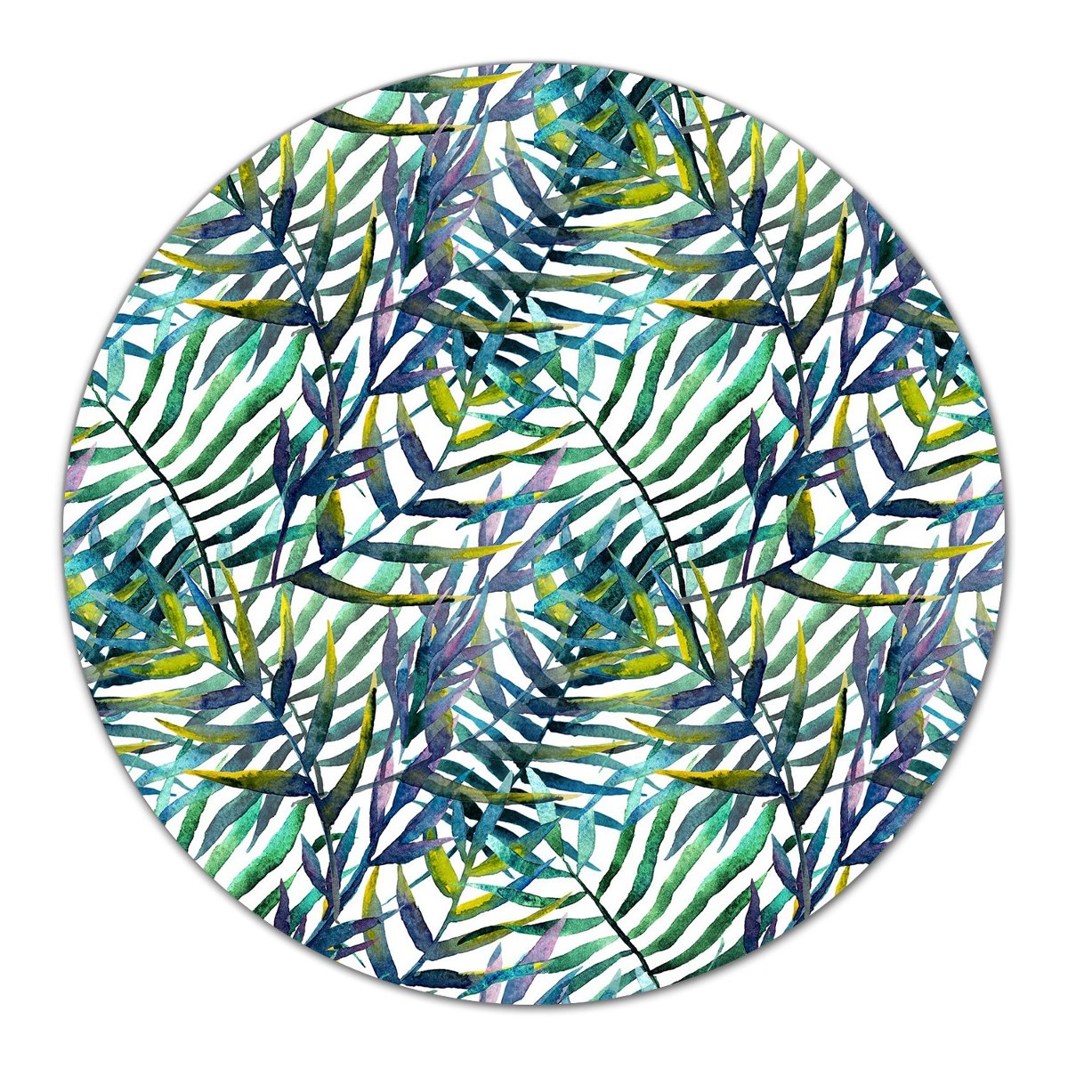 Deska osłona na pizzę z grafiką Dzikie liście fi40, Coloray