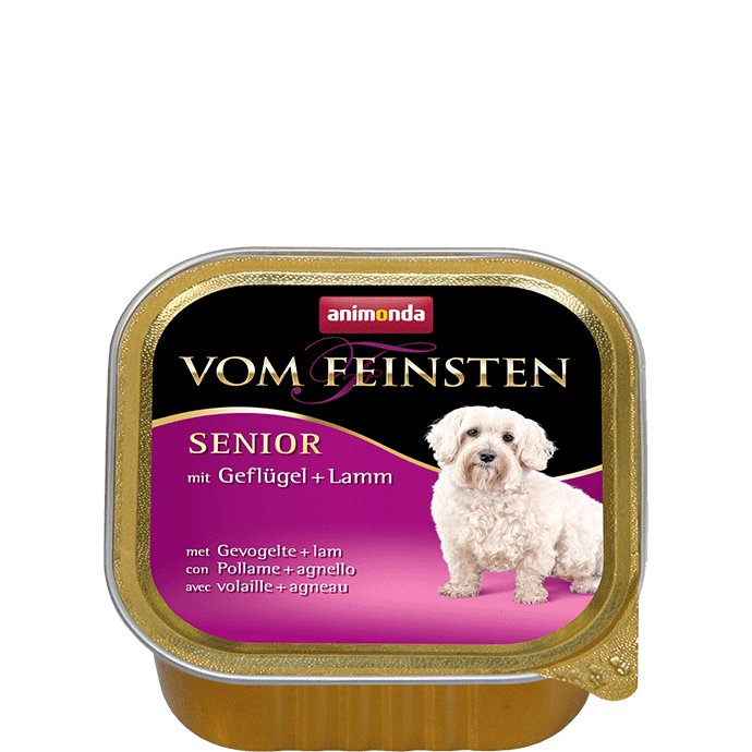 Animonda Vom Feinsten vom Feinsten Senior, 6 x 150 g - Drób z jagnięciną