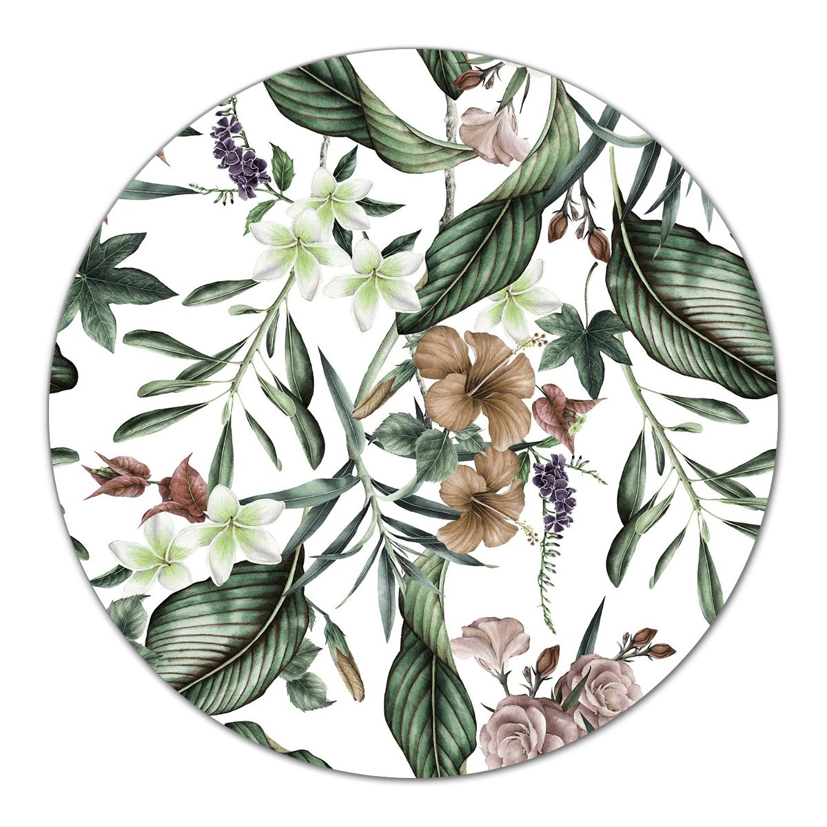 Deska osłona z grafiką Wiosenne kwiaty sztuka fi40, Coloray