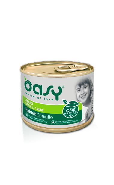 Oasy Oasy Pies One Protein Adult Mini Królik puszka 200g