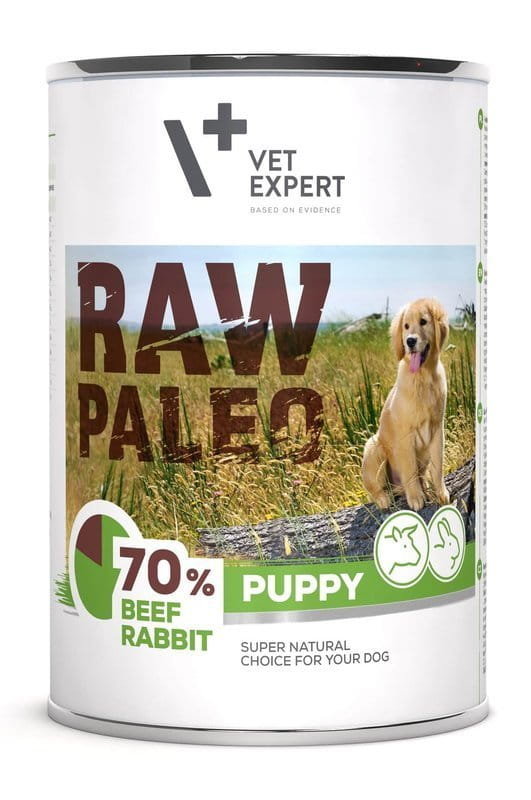 Vetexpert Vetexpert Raw Paleo Puppy : Smak - Wołowina z królikiem