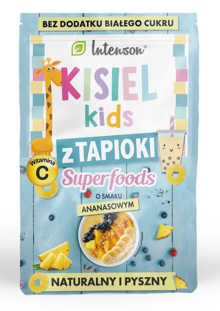 INTENSON Kisiel fit z tapioki ananasowy 30g - Intenson