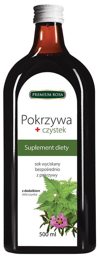 Premium Rosa Pokrzywa urtica dioica l + czystek. Produkt paster...