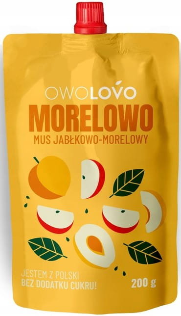 Owolovo Mus Jabłkowo Morelowy 200g - Owolovo