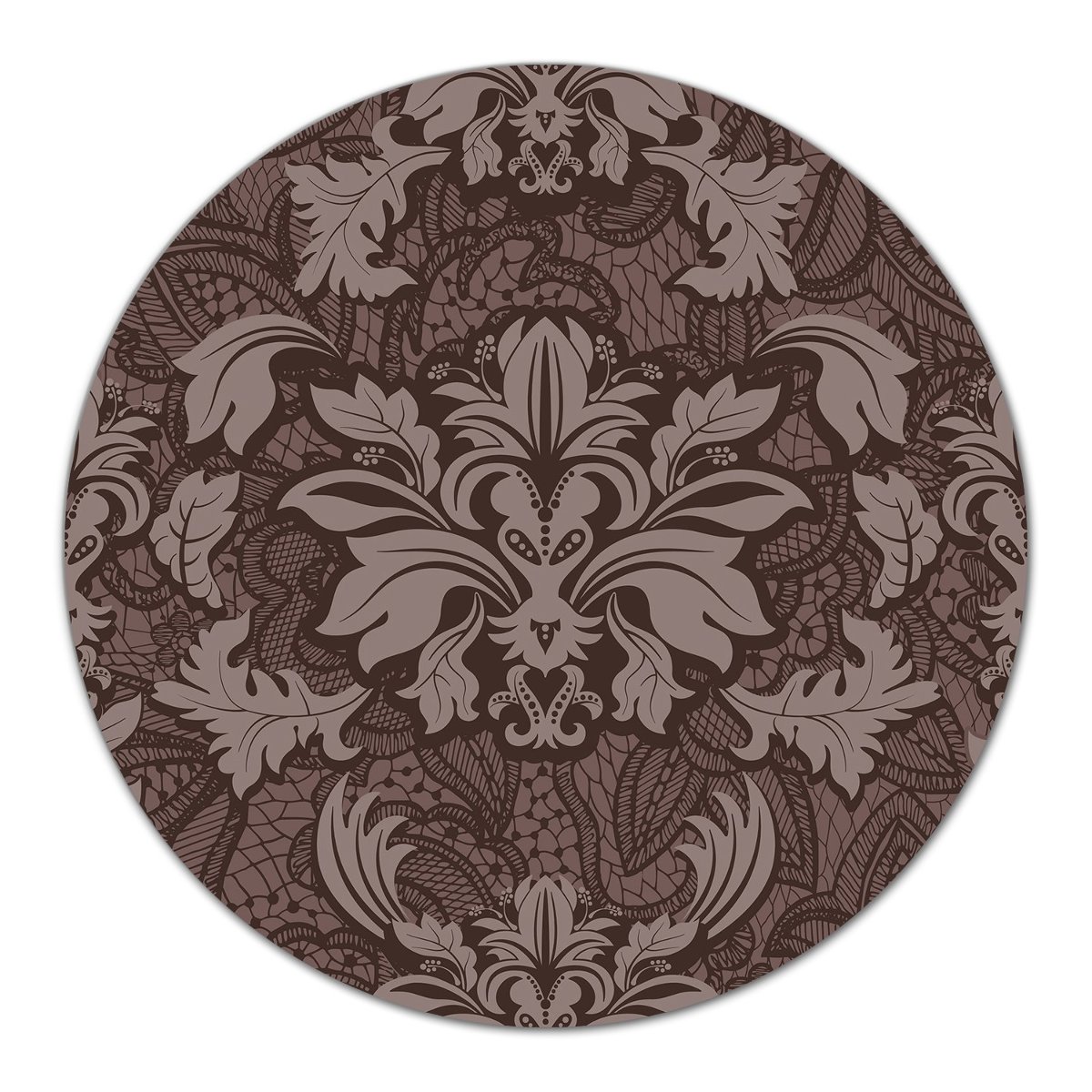 Podkładka ze szkła dekor Wzór w stylu damask fi40, Coloray