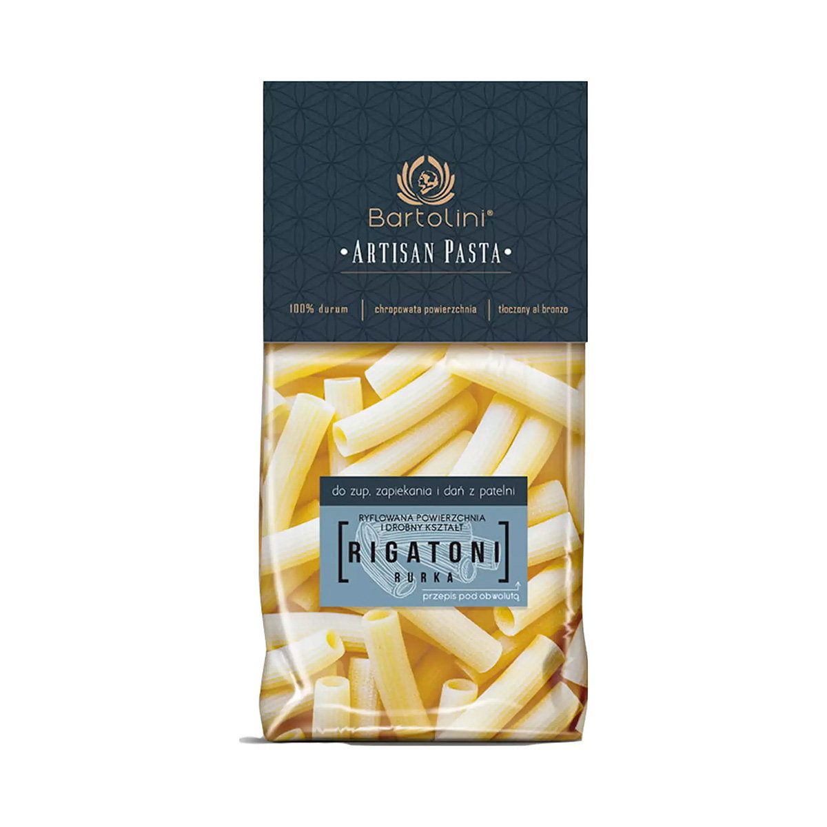 Bartolini MAKARON DURUM 400G RURKA NR 2 RIGATONI) Zakupy dla domu i biura! BART000075