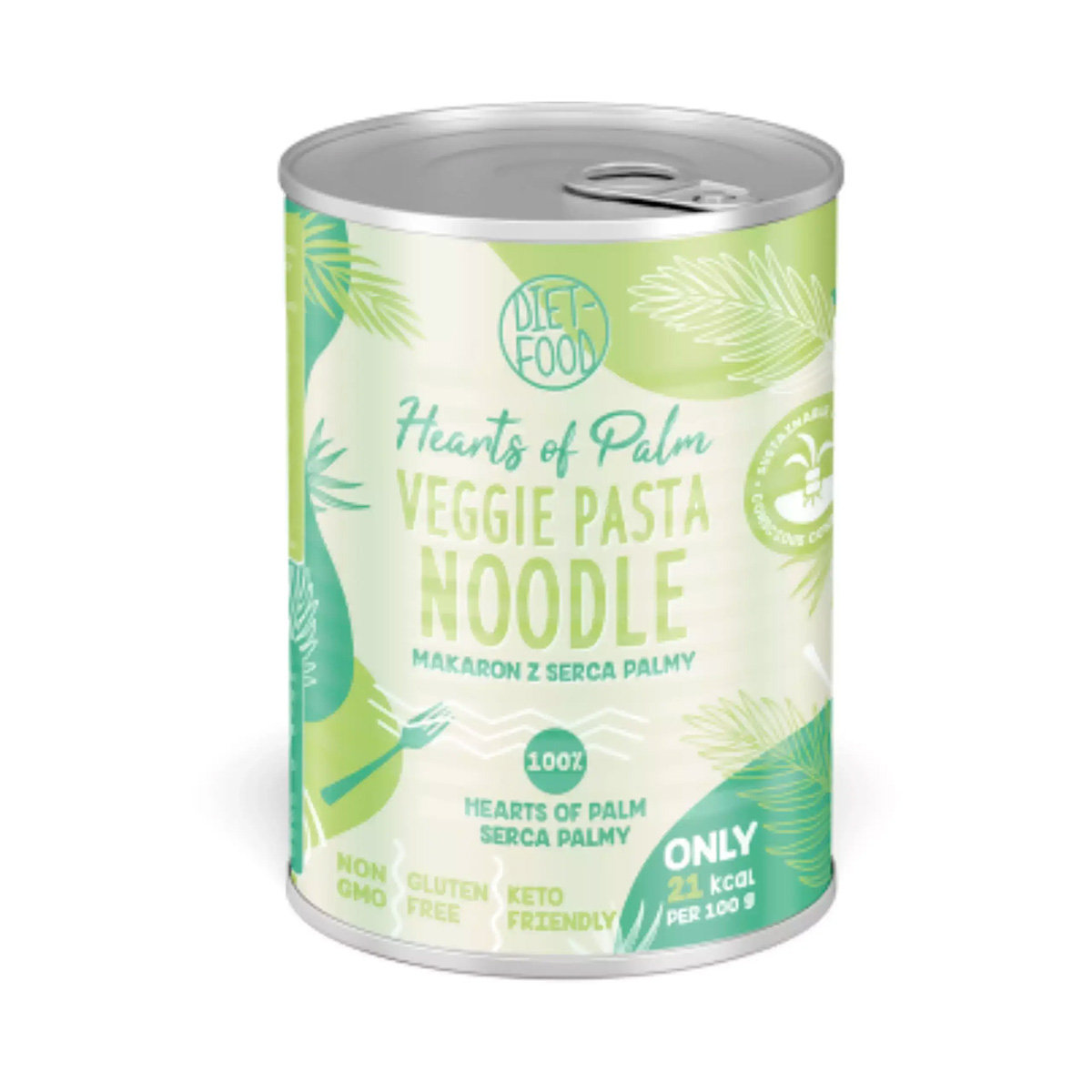 Diet-Food Hearts of Palm Veggie Pasta Noodle Makaron 220g