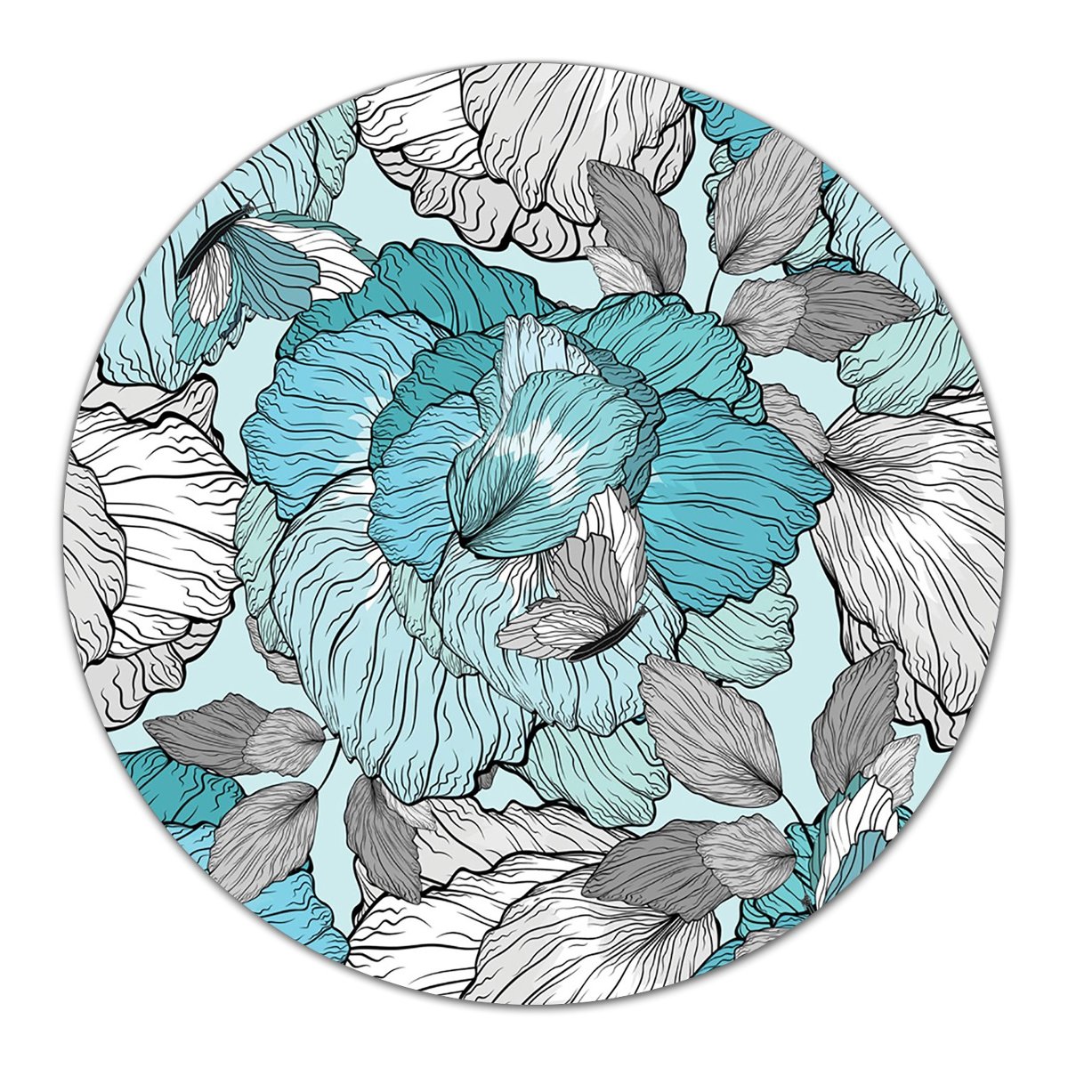 Deska szklana z nadrukiem Kwiatowa kompozycja fi40, Coloray