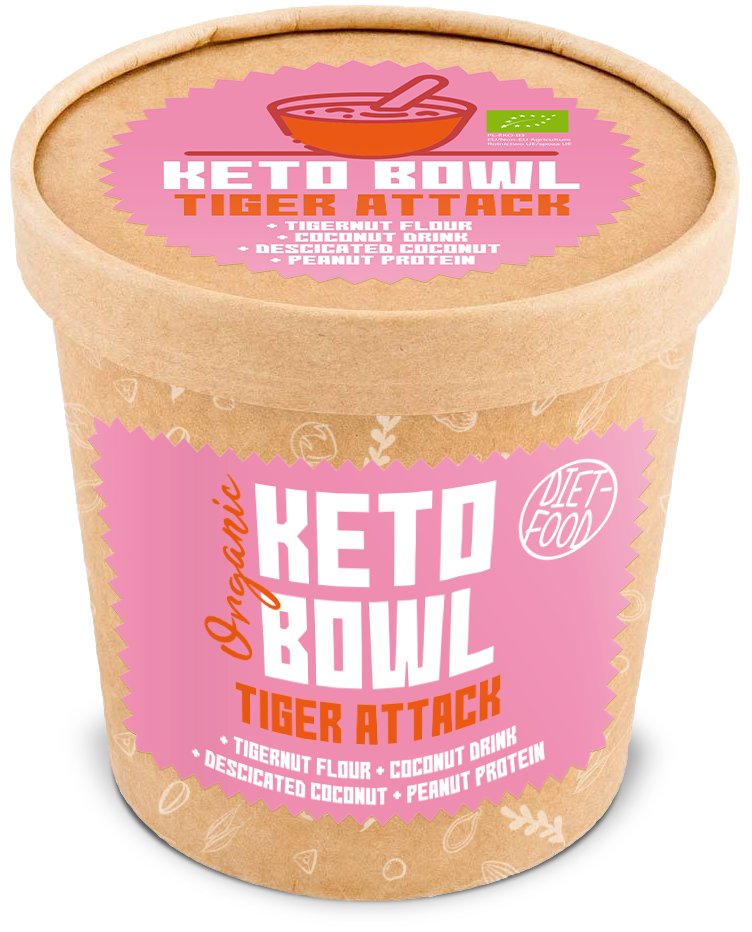 Diet Food Śniadaniowy Keto Bowl Tiger Attack BIO 70g - Diet Food