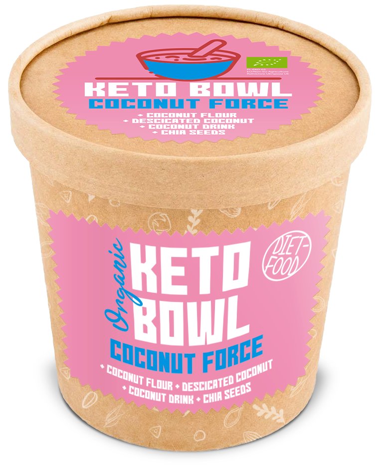 Diet Food Śniadaniowy Keto Bowl Coconut Force BIO 70g - Diet Food
