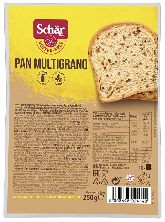 Schar Chleb wiloziarnisty Bezglutenowy 250 g