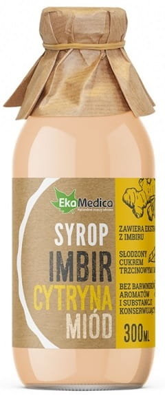 EkaMedica JaRo-Pol EkaMedica syrop imbir z cytryną i miodem 300 ml 3756361