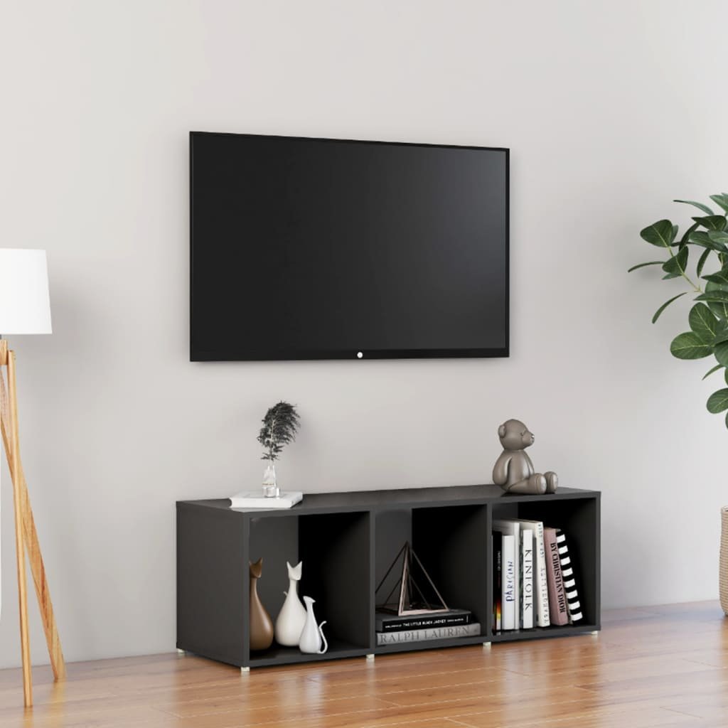 vidaXL Lumarko Szafka pod TV, szara, 107x35x37 cm, płyta wiórowa 805536