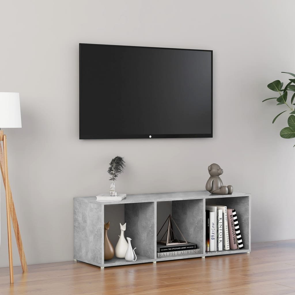 vidaXL Lumarko Szafka pod TV, szarość betonu, 107x35x37 cm, płyta wiórowa 805538