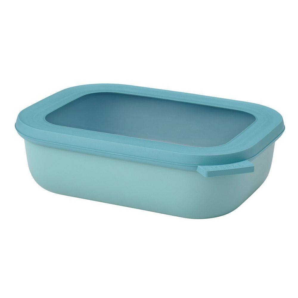 Mepal Mepal Cirqula Oblong Nordic Green 1 L Turkusowa Miska Kuchenna Plastikowa Z Pokrywką