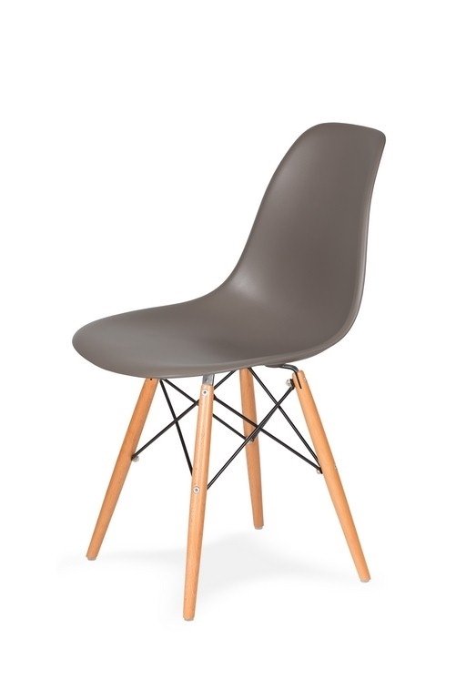 King Home Krzesło DSW Wood King Bath popielaty szary K-130.MIGREY.17.DSW