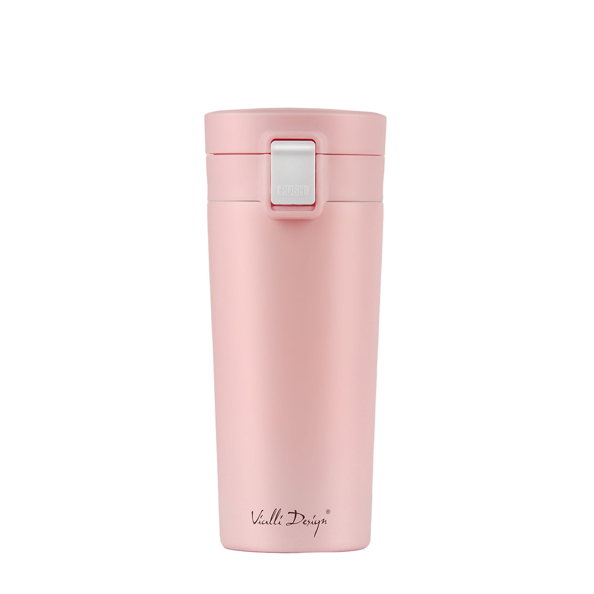 Vialli Design Vialli Design Fuori 400 Ml Różowy Kubek Termiczny Ze Stali Nierdzewnej