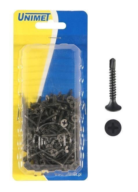 UNIMET WKRĘT SAMOWIERTNY FOSFATYZOWANY 3.5*45MM OP-100SZT 506 3.5*45 M [6693405]