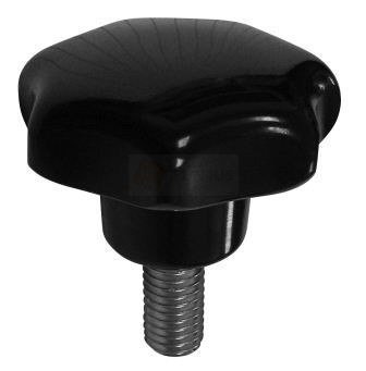 UNIMET UCHWYT BAKELITOWY Z TRZPIENIEM CZARNY M8*20MM DIN6336L HS 092850 [6700111]