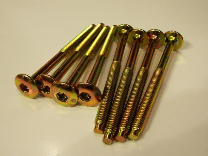 UNIMET WKRĘT MEBLOWY OCYNKOWANY ŁEB PŁASKI 6*55MM 198 6*55 ZN [6697130]