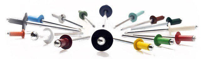 Nit Zrywalny Aluminiowo-Stalowy 3.2*8Mm Ral 9016