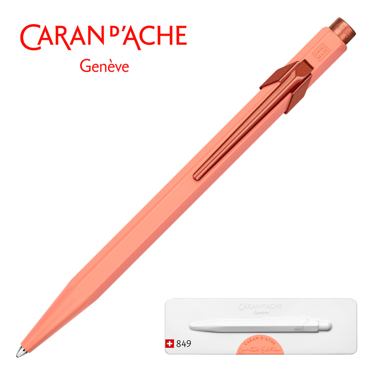 Długopis Claim Your Style Ed3 mandarynkowy - Carandache