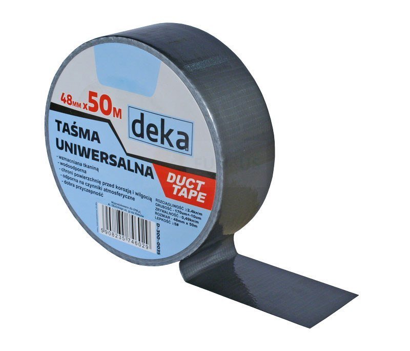 DEKA TAŚMA UNIWERSALNA DUCT TAPE SILVER 48MM*50M D-300-0035 [6697663]