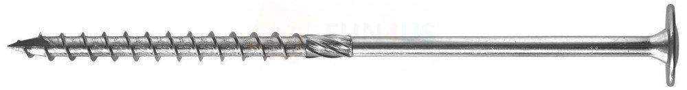 PFS SCREW WKRĘT DO DREWNA Z KOŁNIERZEM NA TORX OCYNKOWANY 10*180MM T40 SPKK 10*180 [6683352]