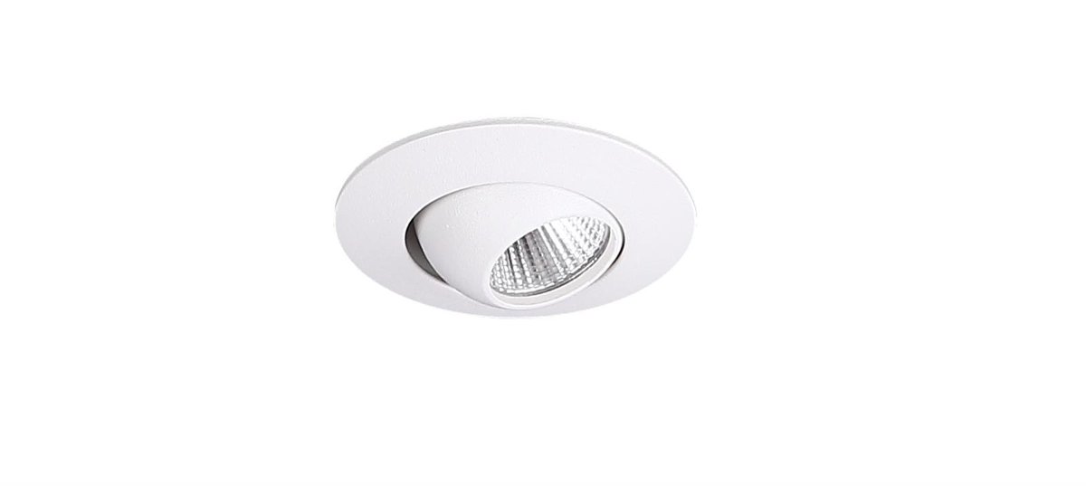 Maxlight oczko stropowe LED Max Yuca Tilted 3W 250lm 3000K 4,7cm białe H0104 H0104