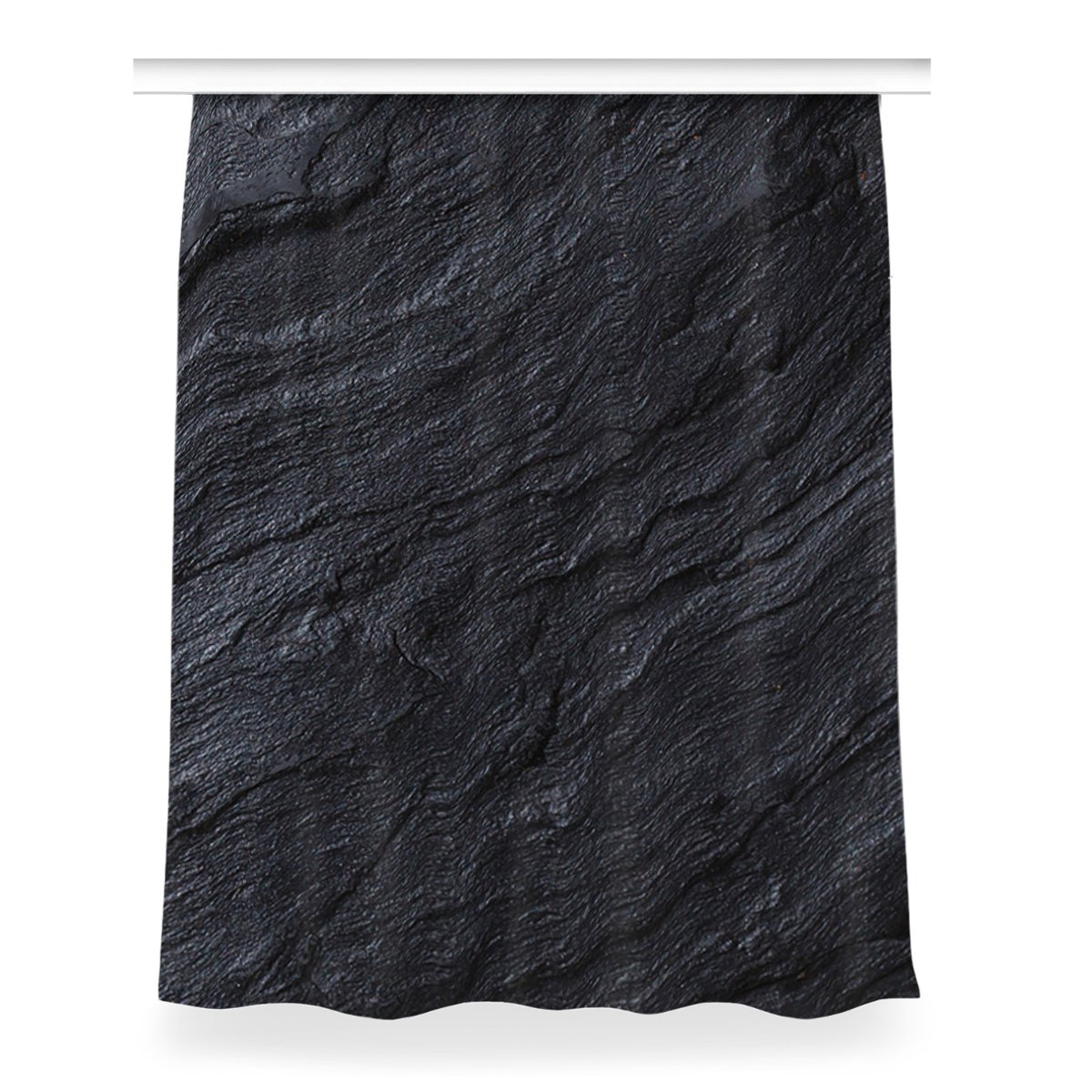 Gotowa zasłona z nadrukiem Czarny marmur 150x200, Fabricsy