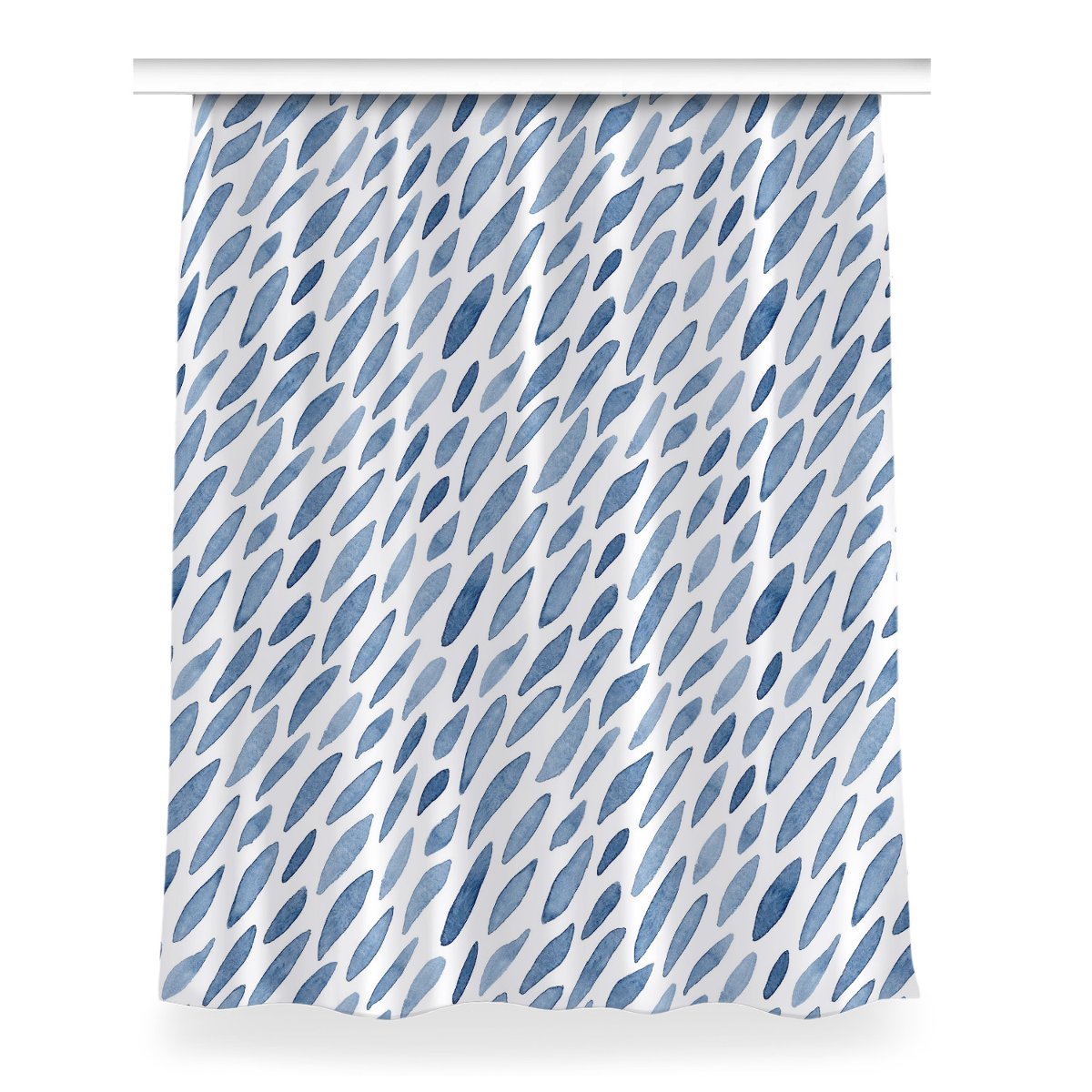 Gotowa zasłona na kółka Plamy atramentu 150x200 cm, Fabricsy