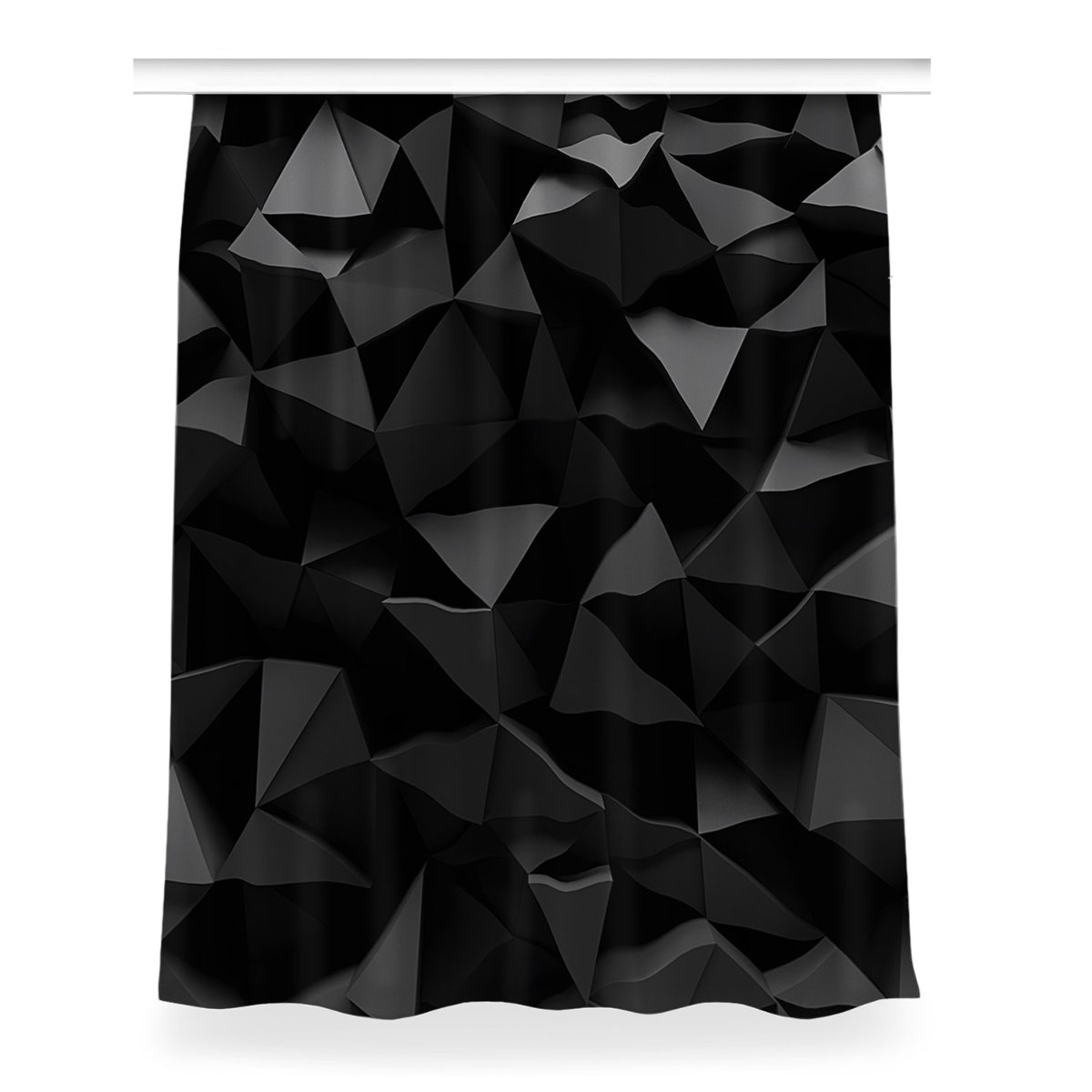 Klasyczna zasłona kolory Abstrakcja czarna 150x200, Fabricsy