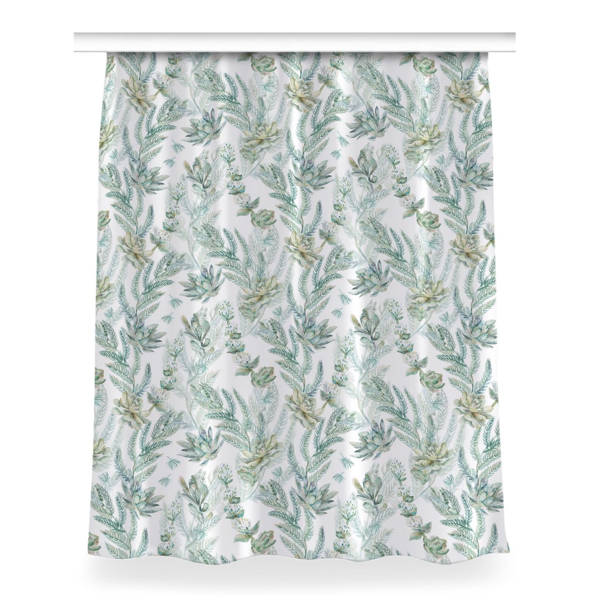 Gotowa zasłona na kółka Malowane skalniaki 150x200, Fabricsy