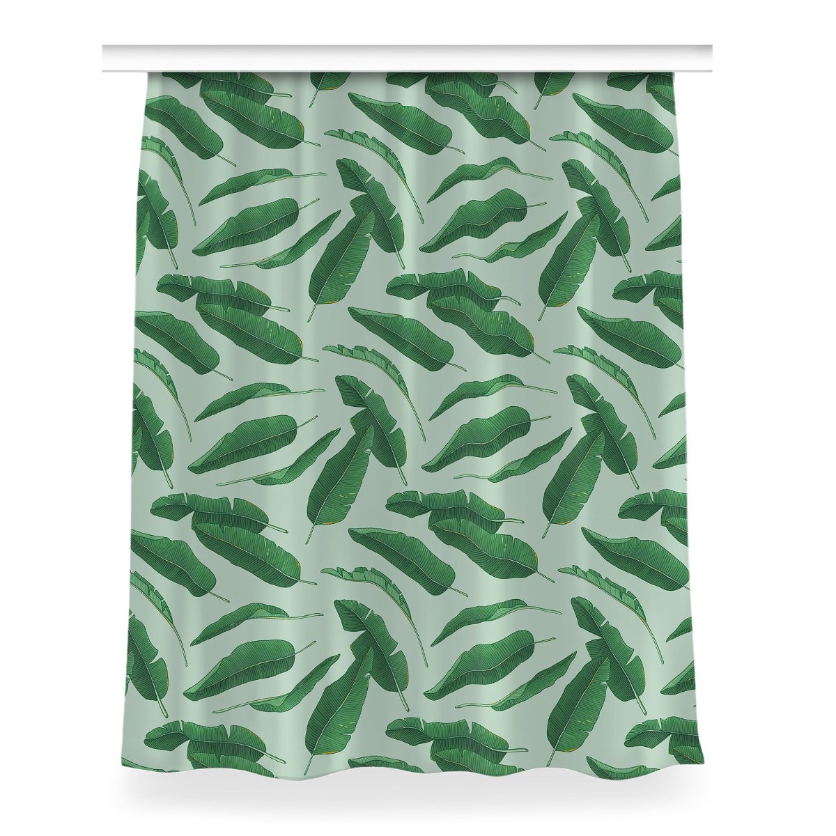 Klasyczna zasłona kolory Liście Bananowca 150x200, Fabricsy