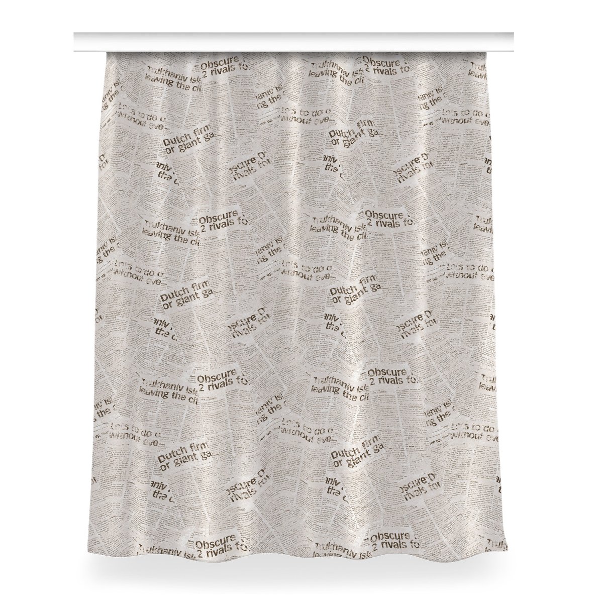 Gotowa zasłona Gazety w stylu vintage wzór 150x200, Fabricsy