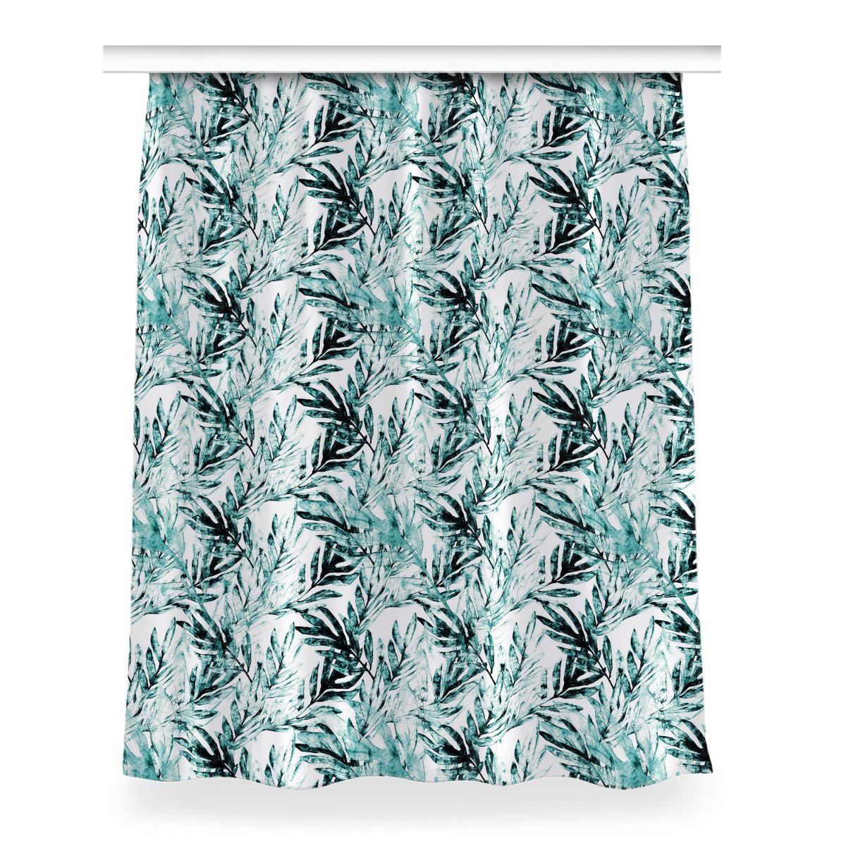 Gotowa zasłona na kółka Tropikalna palma 150x200, Fabricsy