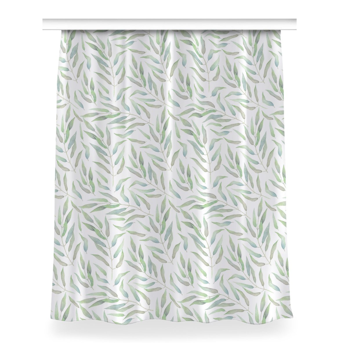 Klasyczna zasłona kolory Delikatne liście 150x200, Fabricsy