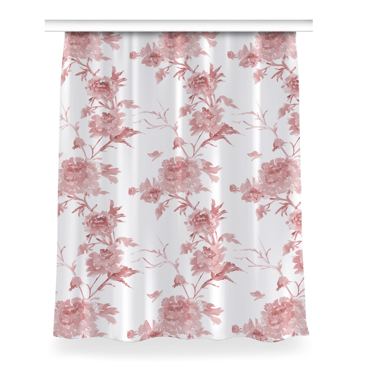 Klasyczna zasłona kolory Pastelowe kwiaty 150x200, Fabricsy