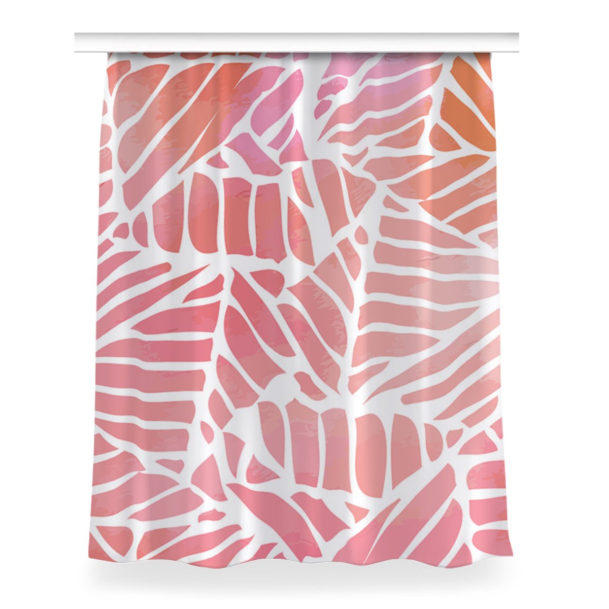 Gotowa zasłona z grafiką Zielone ananasy 150x200, Fabricsy