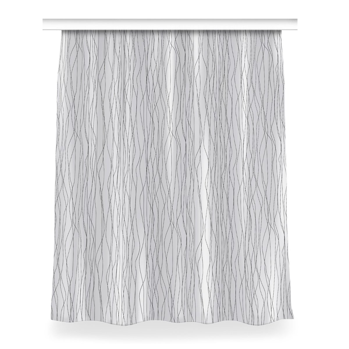 Gotowa zasłona na kółka Chaotyczne linie 150x200, Fabricsy