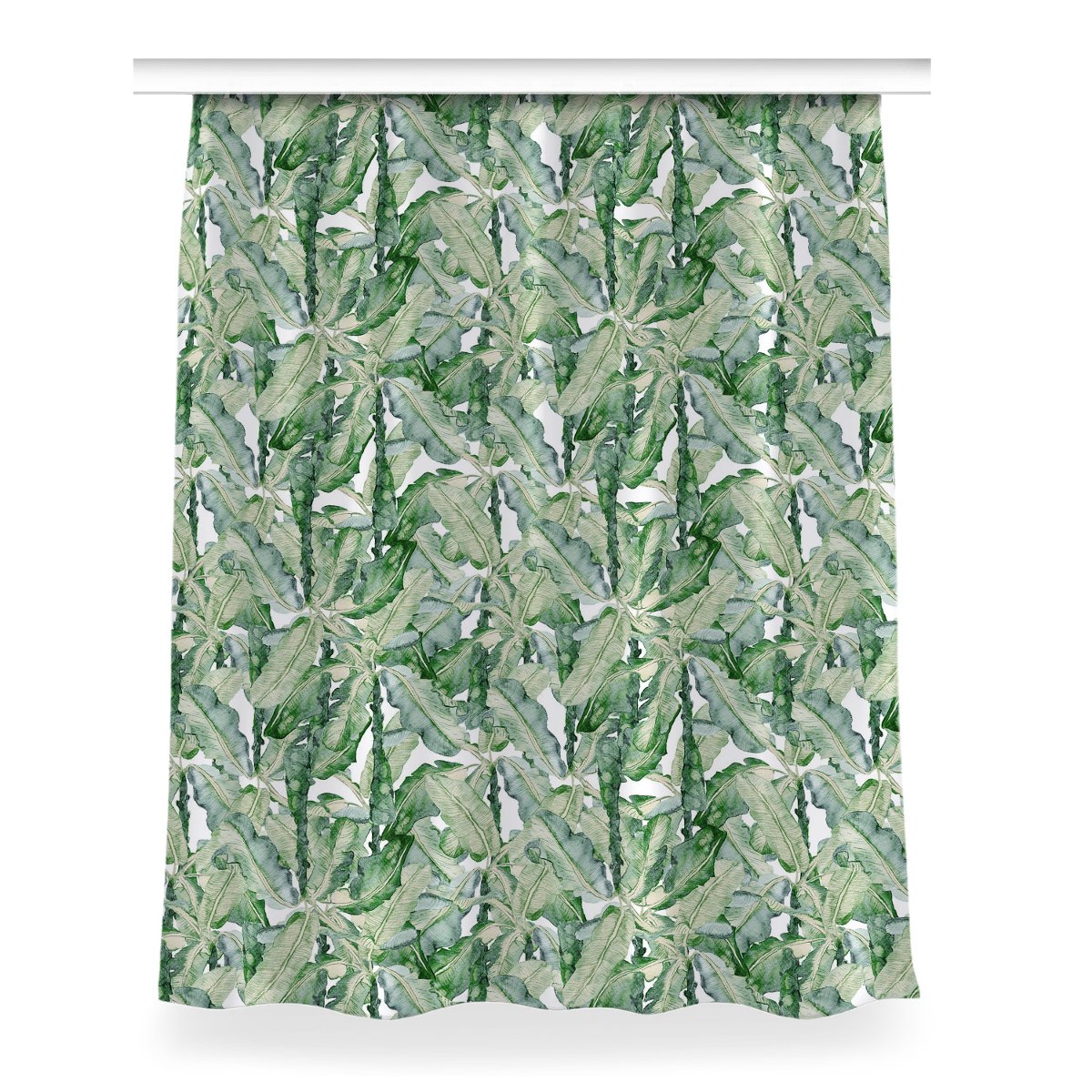 Gotowa zasłona z grafiką Liście bananowca 150x200, Fabricsy