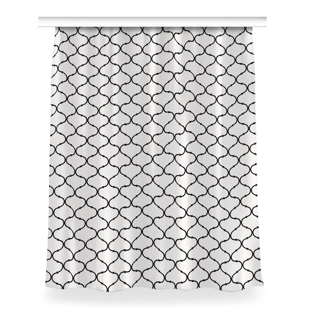 Zasłona z nadrukiem gotowa Marokański wzór 150x200, Fabricsy