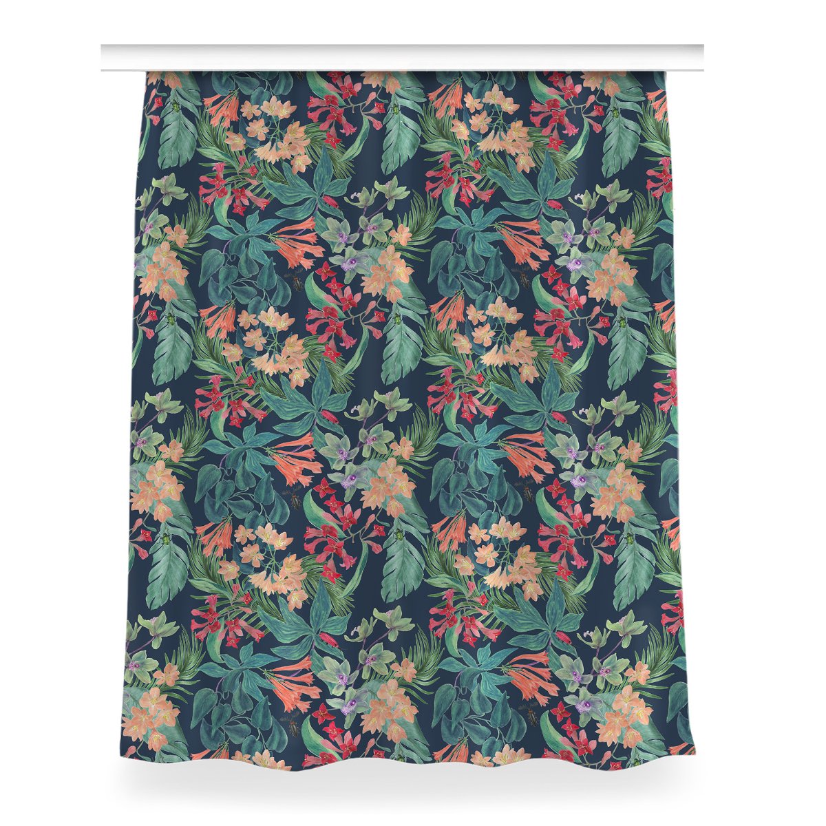 Gotowa zasłona Tropikalna kompozycja wzór 150x200, Fabricsy