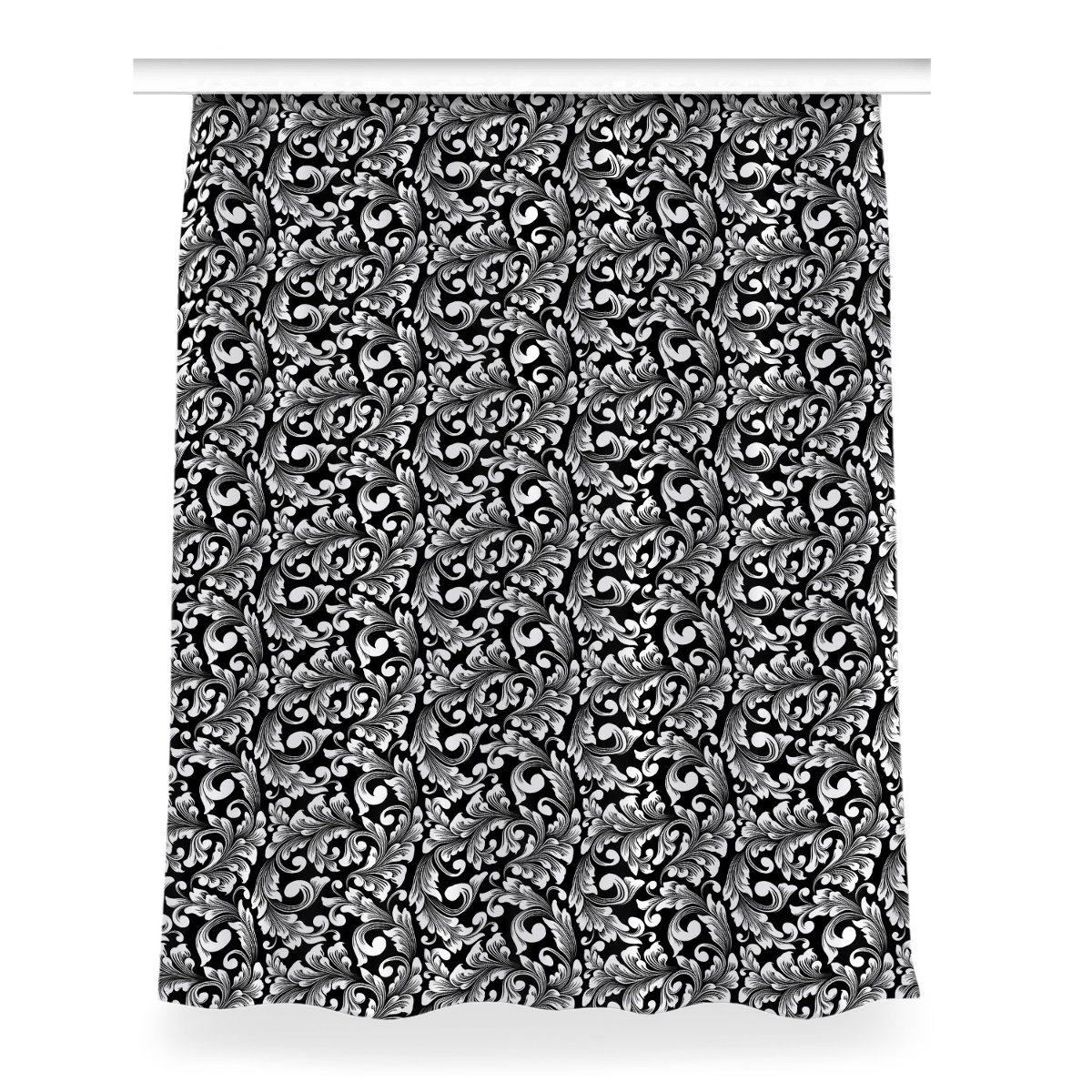 Gotowa zasłona na kółka Staroświecki motyw 150x200, Fabricsy