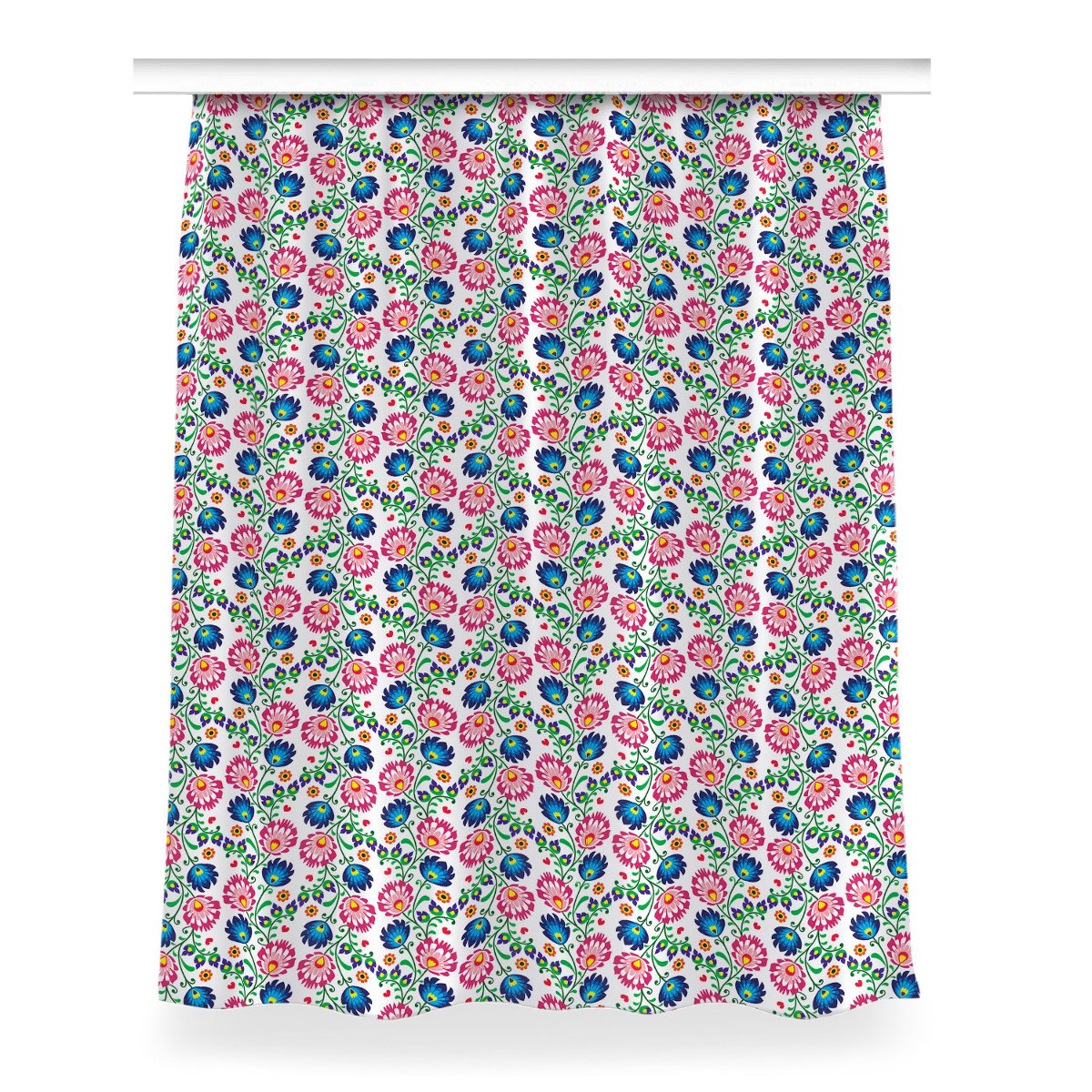 Gotowa zasłona z grafiką Polski folk wzór 150x200, Fabricsy