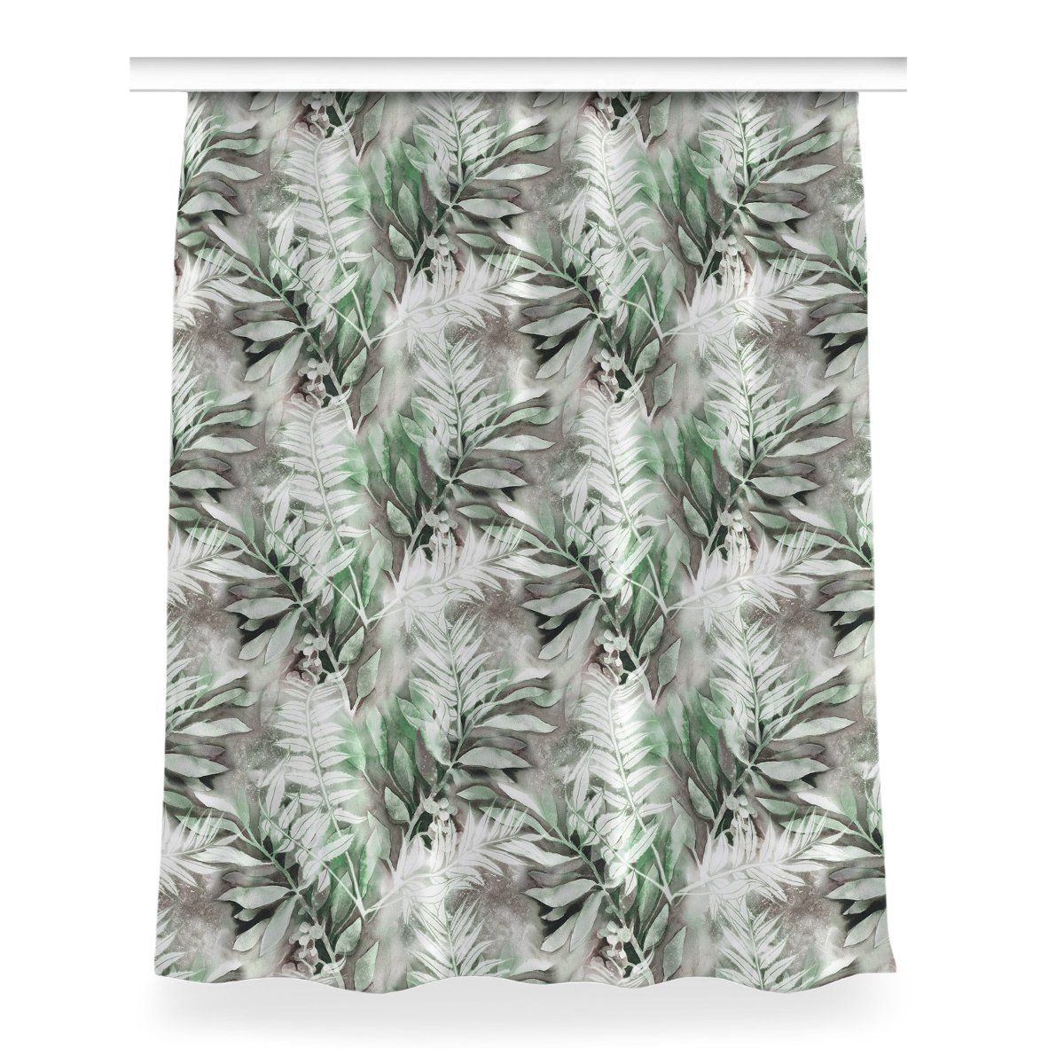 Gotowa zasłona na kółka Liście z tropików 150x200, Fabricsy