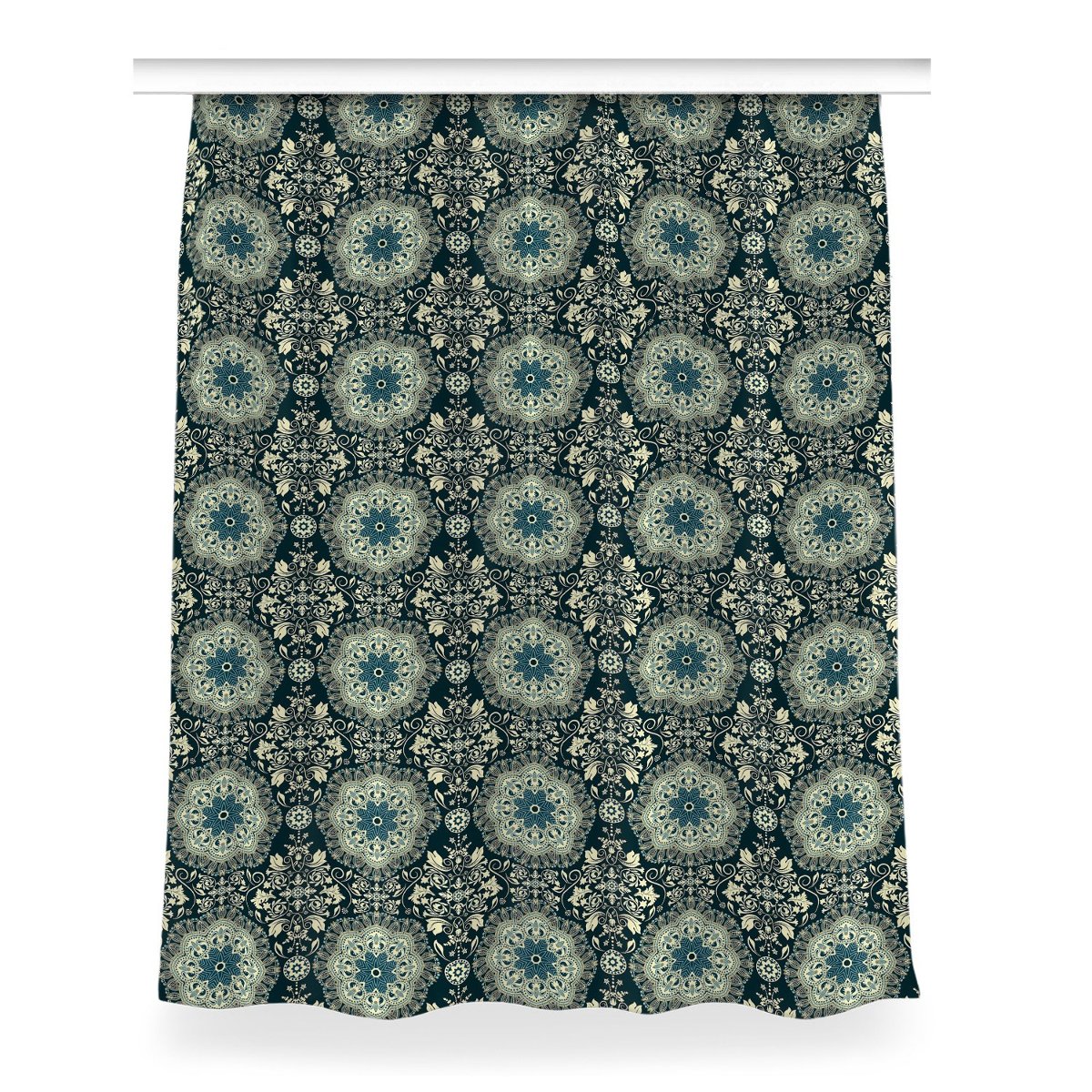 Gotowa zasłona na kółka Damask do sypialni 150x200, Fabricsy
