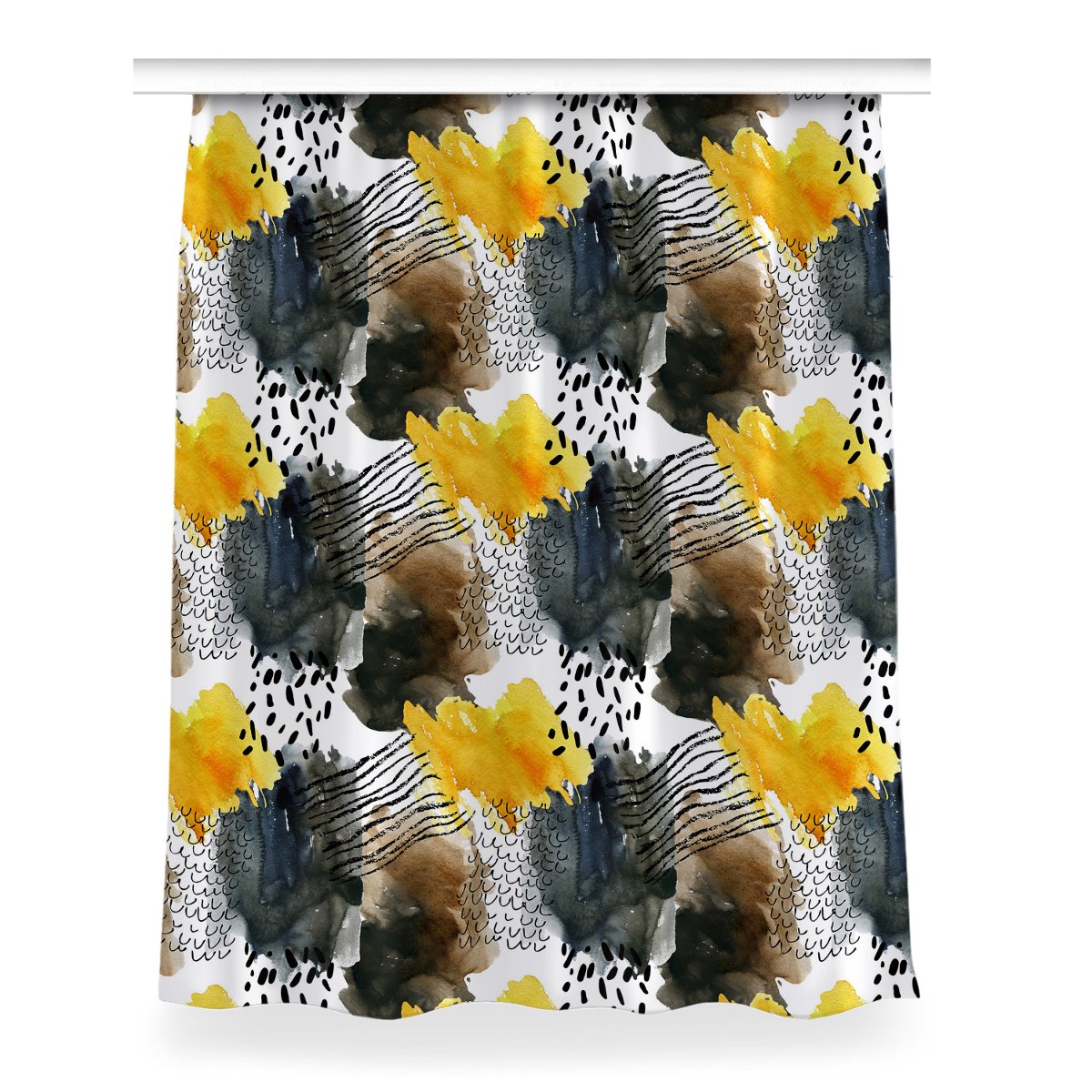Gotowa zasłona na kółka Jesienne kolory 150x200 cm, Fabricsy